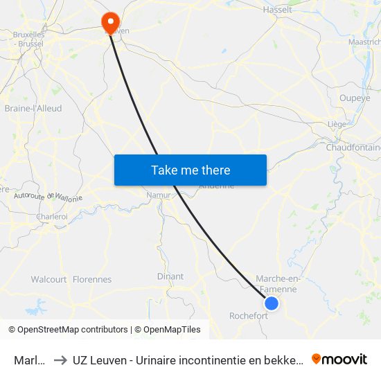Marloie to UZ Leuven - Urinaire incontinentie en bekkenbodem map