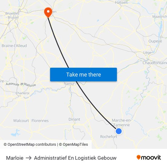 Marloie to Administratief En Logistiek Gebouw map