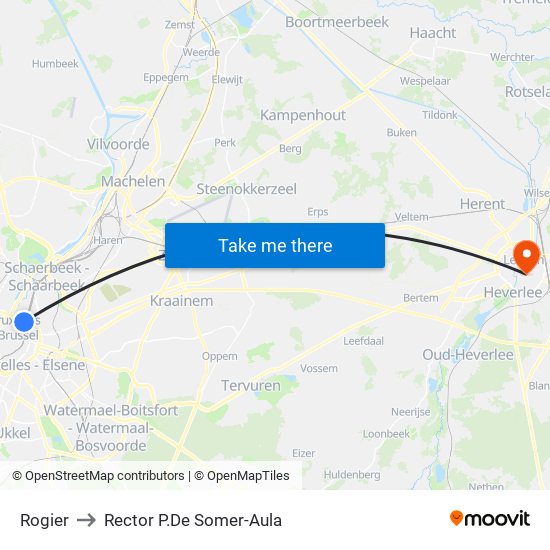 Rogier to Rector P.De Somer-Aula map