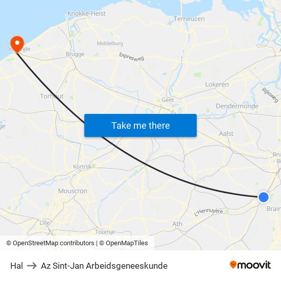 Hal to Az Sint-Jan Arbeidsgeneeskunde map