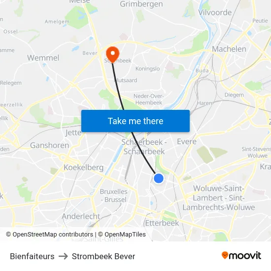 Benefactors to Strombeek Bever map