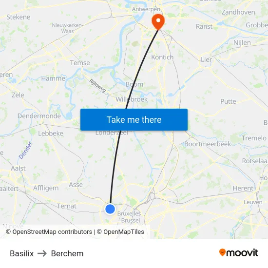 Basilix to Berchem map