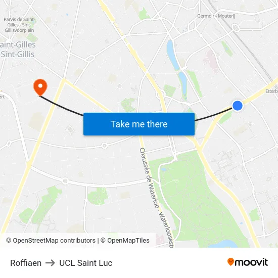 Roffiaen to UCL Saint Luc map