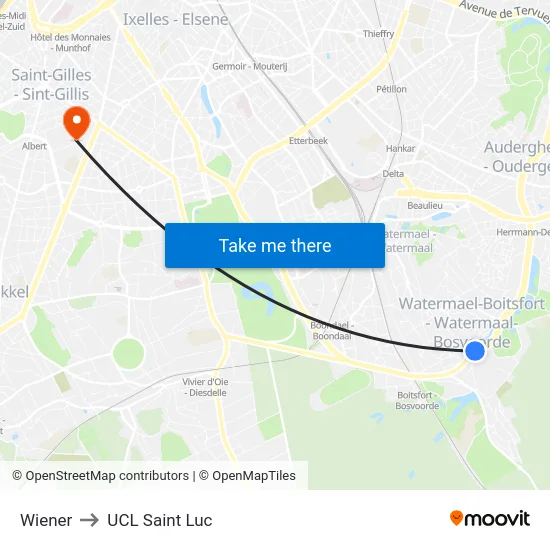 Wiener to UCL Saint Luc map
