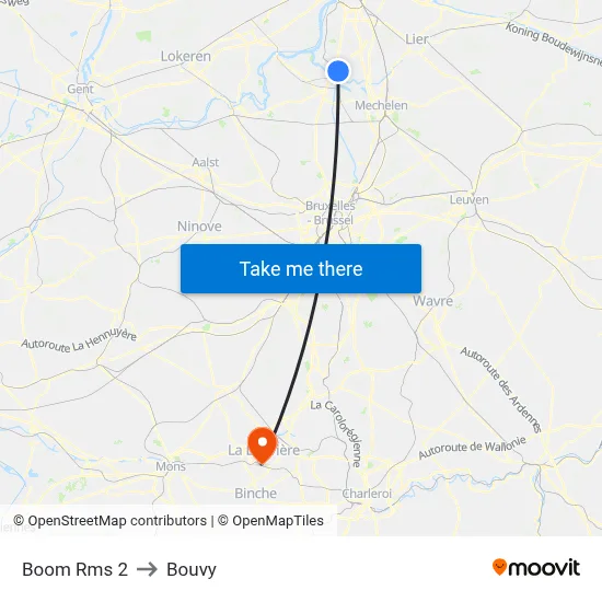 Boom Rms 2 to Bouvy map