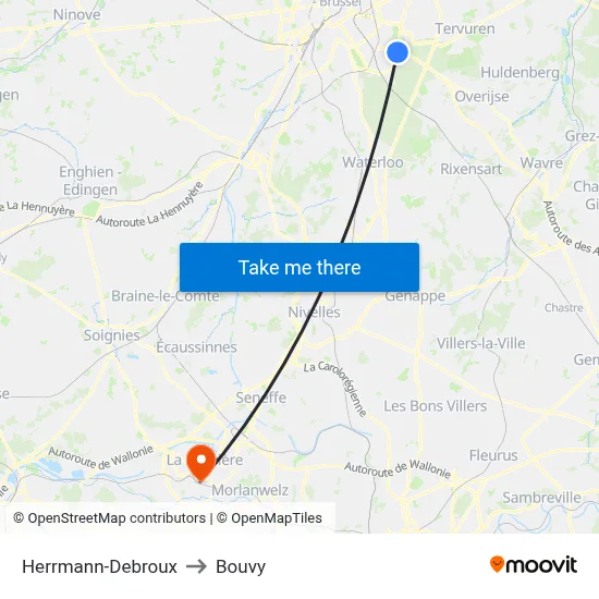 Herrmann-Debroux to Bouvy map