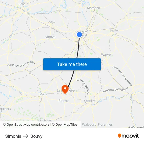 Simonis to Bouvy map