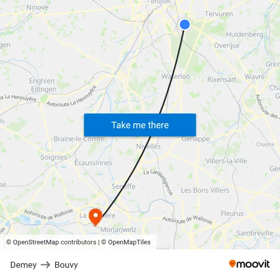 Demey to Bouvy map