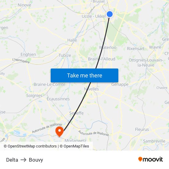 Delta to Bouvy map