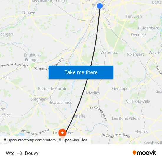 WTC to Bouvy map