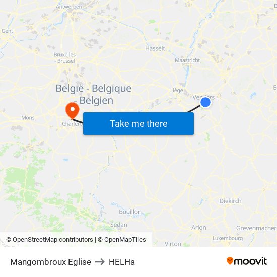 Mangombroux Eglise to HELHa map