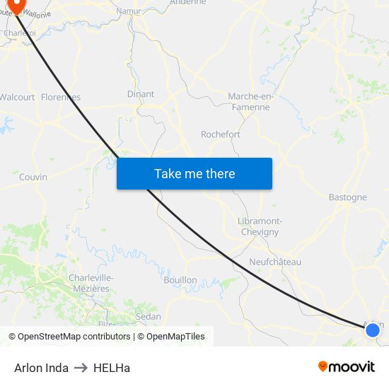 Arlon Inda to HELHa map