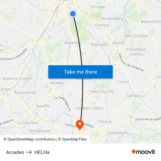 Arcades to HELHa map