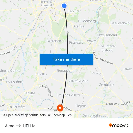Alma to HELHa map
