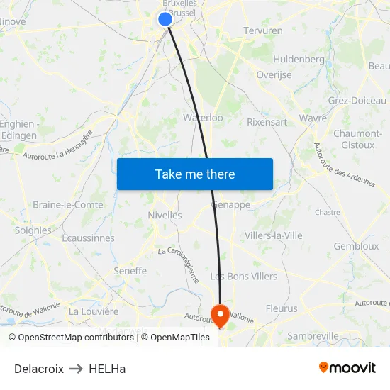 Delacroix to HELHa map