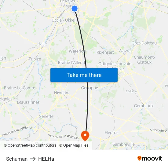 Schuman to HELHa map