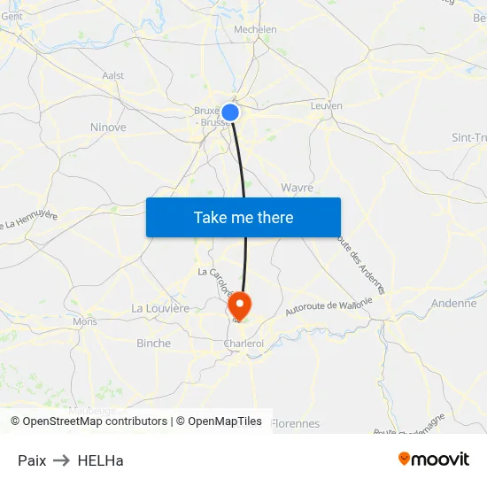 Paix to HELHa map