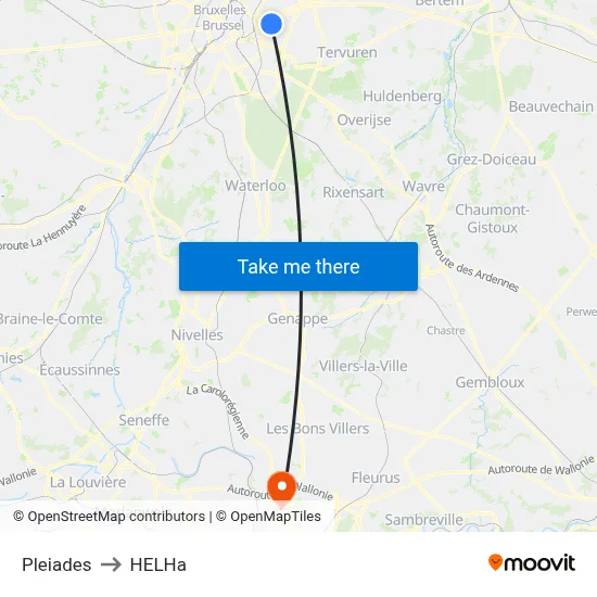 Pleiades to HELHa map