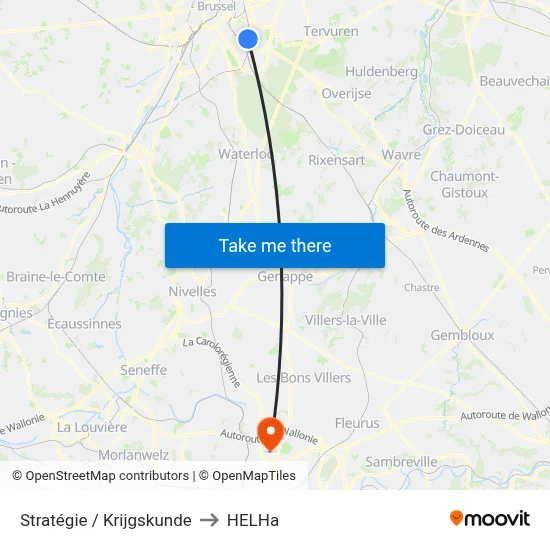 Stratégie / Krijgskunde to HELHa map