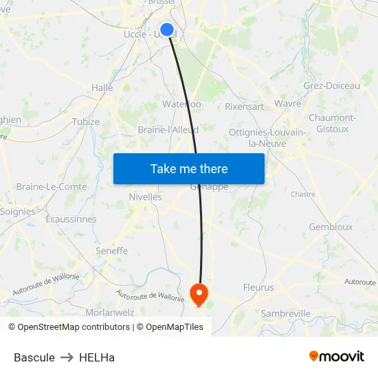 Bascule to HELHa map