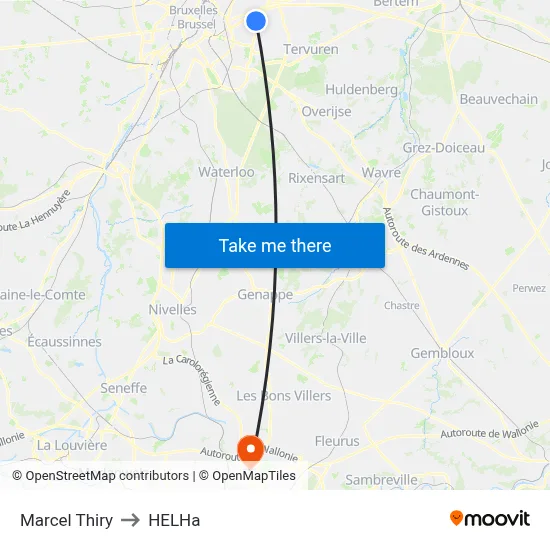 Marcel Thiry to HELHa map