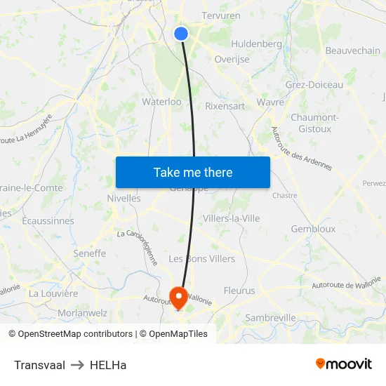 Transvaal to HELHa map