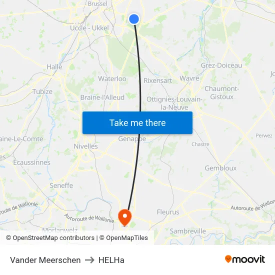 Vander Meerschen to HELHa map