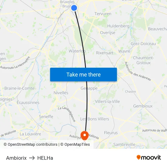 Ambiorix to HELHa map