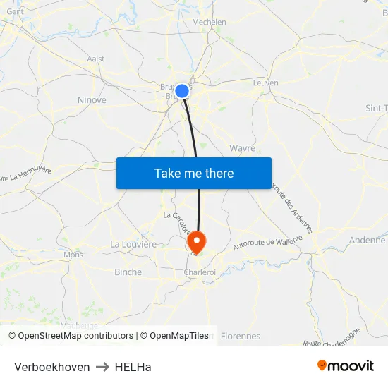 Verboekhoven to HELHa map