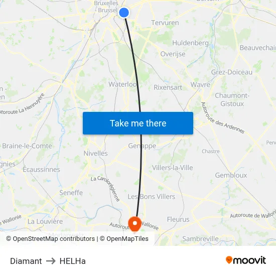 Diamant to HELHa map