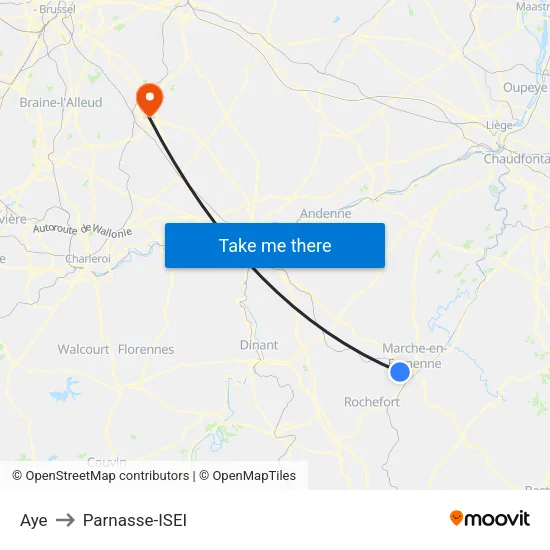Aye to Parnasse-ISEI map