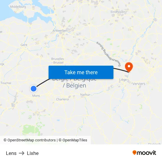 Lens to Lixhe map
