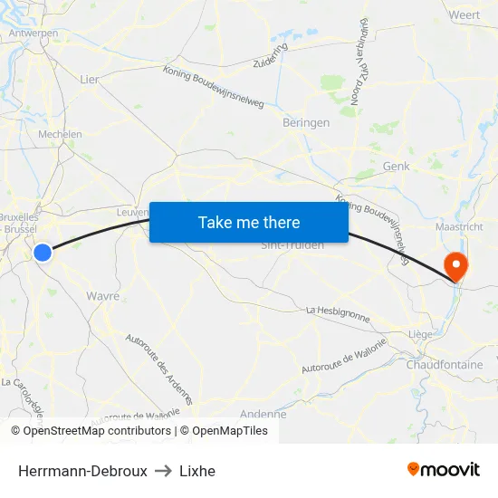 Herrmann-Debroux to Lixhe map