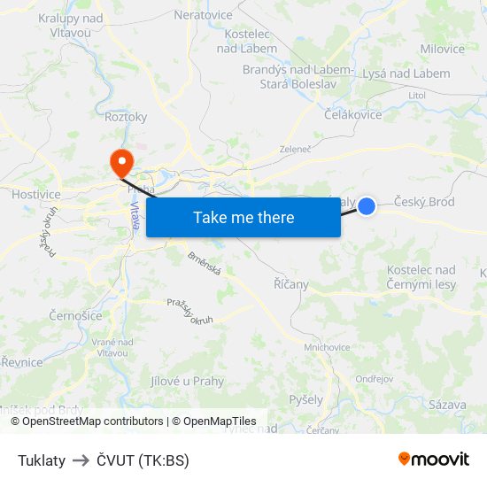 Tuklaty to ČVUT (TK:BS) map