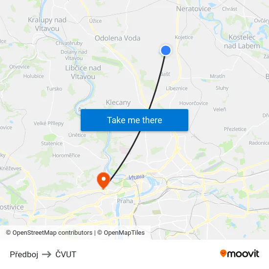 Předboj to ČVUT map