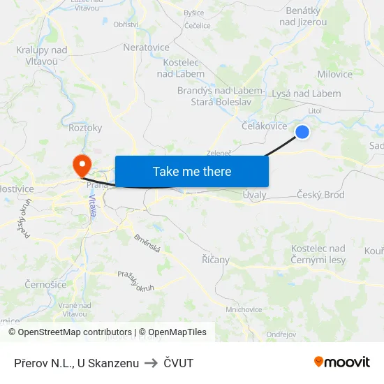 Přerov N.L., U Skanzenu to ČVUT map