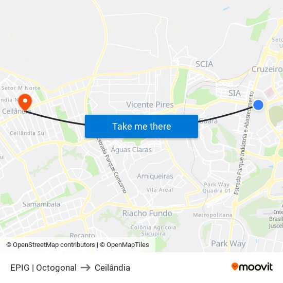 EPIG | Octogonal to Ceilândia map