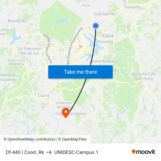 Df-440 | Cond. Rk to UNIDESC-Campus 1 map