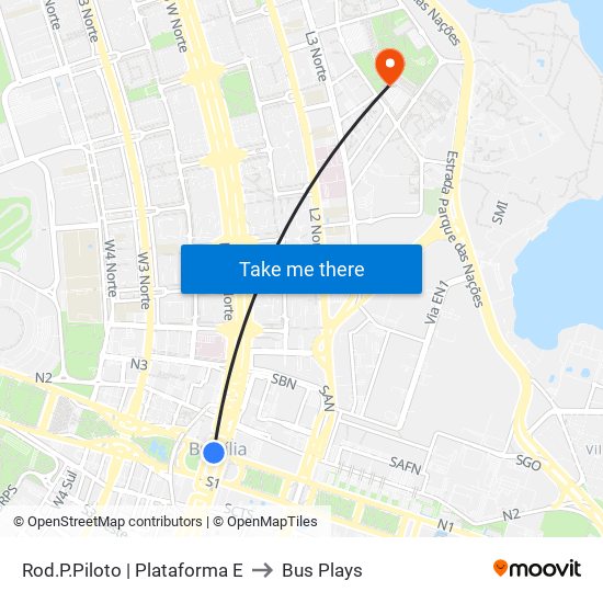 Rod.P.Piloto | Plataforma E to Bus Plays map
