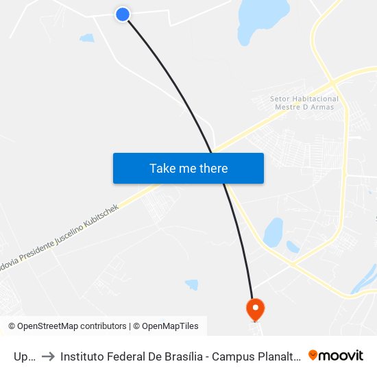 Upis to Instituto Federal De Brasília - Campus Planaltina map