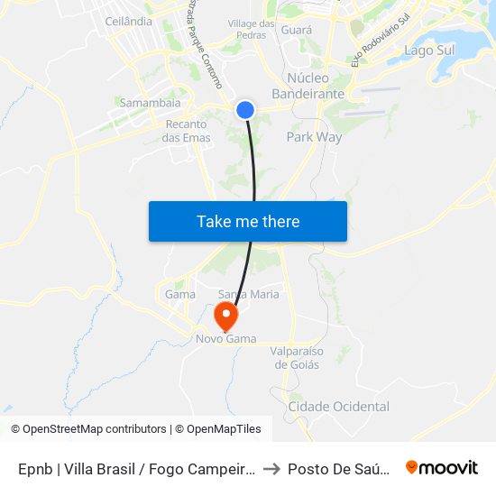 Epnb | Villa Brasil / Fogo Campeiro / Sim Sem Hora to Posto De Saúde Da 202 map