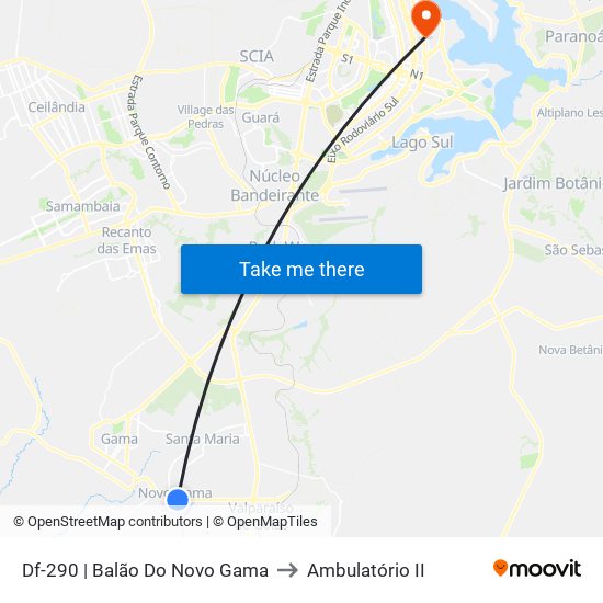 Df-290 | Balão Do Novo Gama to Ambulatório II map