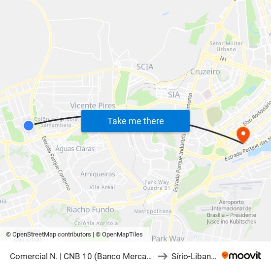 Comercial N. | CNB 10 (Banco Mercantil) to Sírio-Libanês map