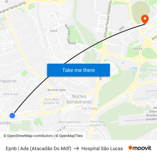 Epnb | Ade (Atacadão Do Mdf) to Hospital São Lucas map