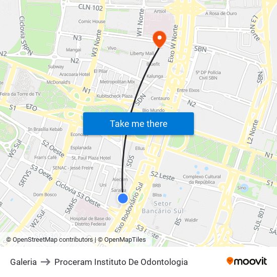 Galeria to Proceram Instituto De Odontologia map