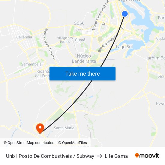 UnB | Posto de Combustíveis / Subway to Life Gama map