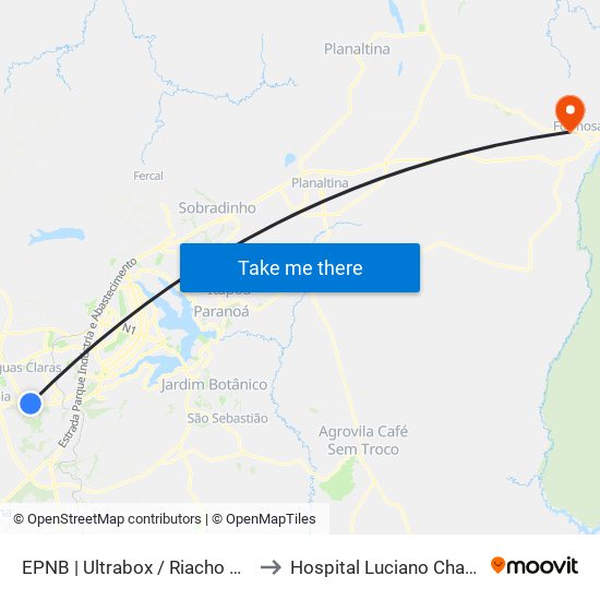 EPNB | Ultrabox / Riacho Mall to Hospital Luciano Chaves map