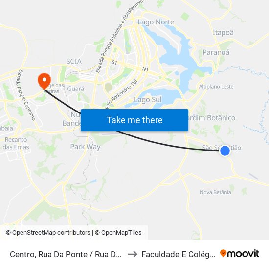 Centro, Rua Da Ponte / Rua Da Gameleira to Faculdade E Colégio Mauá map