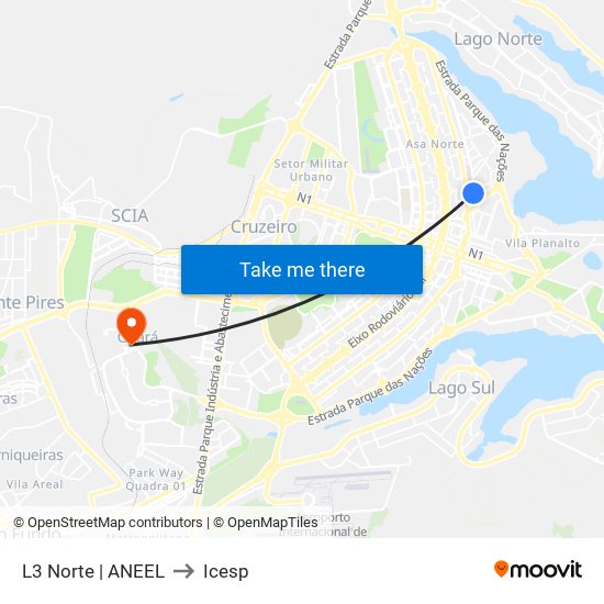 L3 Norte | ANEEL to Icesp map