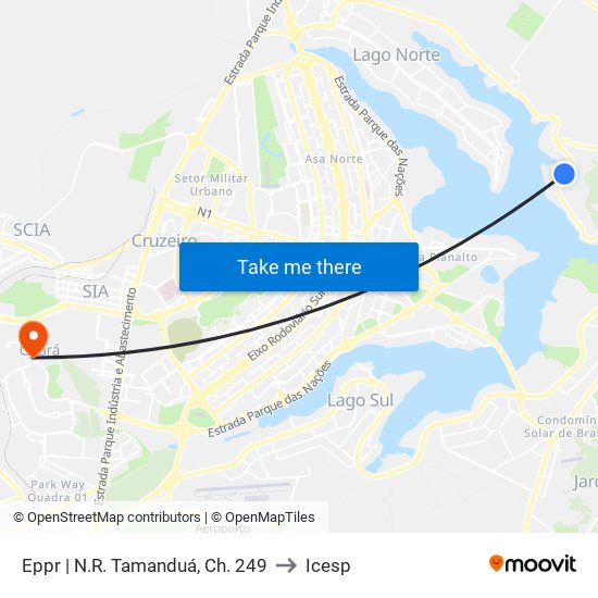 Eppr | N.R. Tamanduá, Ch. 249 to Icesp map